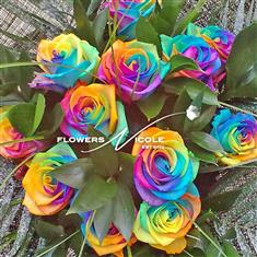 RAINBOW Rose Bouquet