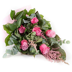 Pink Rose Tie