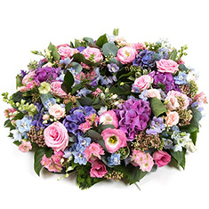 Summer Flowers Wreath