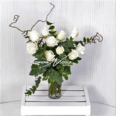 White Rose Bouquet