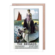 Norfolk Broads - Girl Standing on Boat