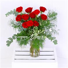 One Dozen Red Rose Bouquet