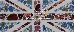 British flowers week flag