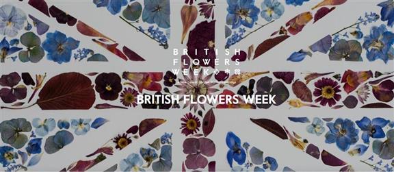 British flowers week flag